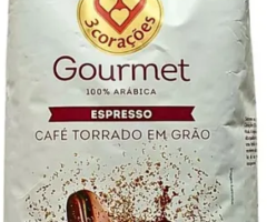 Café gourmet 3 Corações em grãos 1 kg.