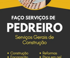 Serviços de pedreiro