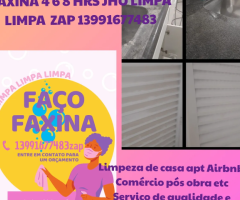 Serviço especializado em limpeza faxina