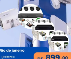 Kit 4 câmeras instalado