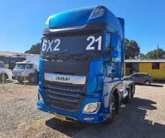 Daf 480 6x2  2021 MegaSpace com Geladeira- Só puxou container -Impecável!!!