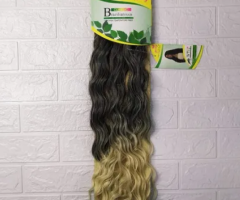 Cabelo Organico Weng 60cm 260g 8 Tela O30g00a Ondulado - Cor ( 1 )