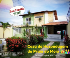 Casa de Temporada para Hospedagem Duplex Linda na Praia do Meio / Araçagy. Zap: *