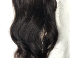 Tela de Cabelo Humano Natural - 50cm (3 Telas Confeccionadas)