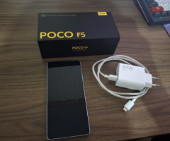 Xiaomi Poco F5 256GB 12GB RAM + 4 CAPINHAS, 5G, Câmera 64MP, Versão Global, Branco