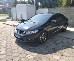 1-HONDA CIVIC LXR AUT 2016 ENT 15MIL+PARC * LUIS LIMA