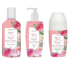 Kit Cuidado com o corpo Rosas da Bulgária Sinta-se Bem Odorata