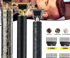 Máquina de cortar cabelo T9 acabamento barba corpo metal