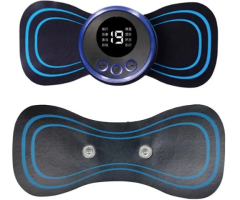 Mini Massageador Elétrico Portátil  Cervical EMS Alivia Dores Corpo Pescoço