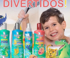 Kit Infantil Cabelo e Corpo Bio Instinto Kids 4 itens Oportunidade Atacado