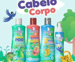 Kit Infantil Cabelo e Corpo 4 produtos