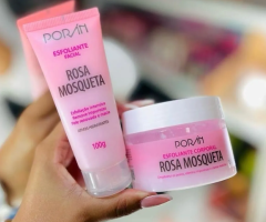 Kit Skin Care Rosto E Corpo Rosa Mosqueta Porán