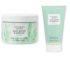 Kit Victoria's Secret Creme Esfoliante e Creme Hidratante