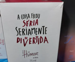 Natura perfume humor a dois novo e lacrado e original