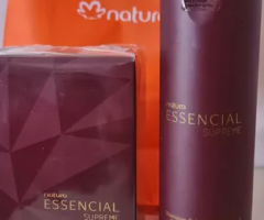 Perfume masculino Natura Essencial Supreme+ shampoo 3 em 1