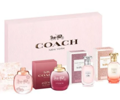 Kit 4 miniaturas perfumes COACH