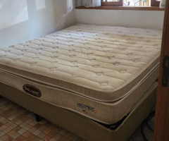 Cama e colchão SUPER KING ultra confort