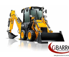 Nova Mini Escavadeira JCB 1 CX Cabinada 2024, Temos Planos em até  200 meses