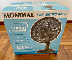 Ventilador novo na caixa.