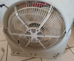 Ventilador ARNO antigo, 55 cm altura.