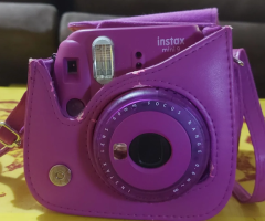 Câmera instantânea fujifilm instax mini 9 roxo açaí