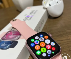 SmartWatch Gs9 Mini+Película Protetora+Fone Bluetooth+Pulseira Extra