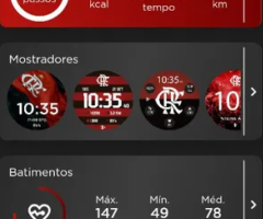 Smartwatch thecnos do flamengo