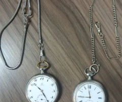 2 Relógios de bolso Omega