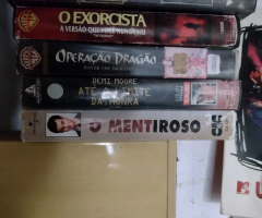 Vhs fitas de vídeo com 4 unidades