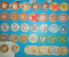 51 Tazos Pokémon 48 Restantes