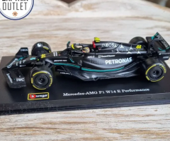 Miniatura Colecionáveis F1 2023 Hamilton Mercdez Noriis Mclaren Burago 1:43 12cm