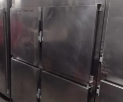 Refrigerador 4 portas em Inox