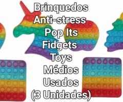 3 Pop Its, Fidgets Toys Médios Usados