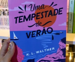 Livro Uma tempestade de verão da K. L. Walther USADO