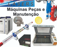 Peças e Manutenção em Máquinas de Corte e Gravação a Laser em Brasília e entorno.