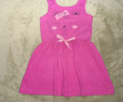 Vestido Infantil Rosa - Tam. 2 anos