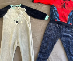 Pijama de frio Infantil Masculino 4 anos -2 unidades