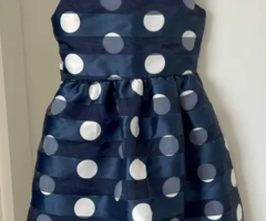 Vestido infantil azul de Poá, TAM 4, muito lindo!