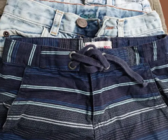 Coleção de 4 Bermudas jeans infantil