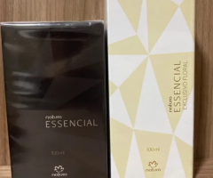 Kit com 2 perfumes 1 essencial exclusivo floral feminino + 1 essencial masculino