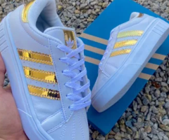 Tênis Adidas Superstar Gold Pronta Entrega