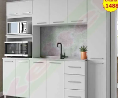 Cozinha Modulada Bianca Branco 4 Peças