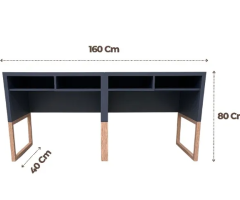 MESA PARA ESCRITÓRIO OU SALA 2 EM 1