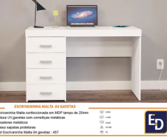 Mesa para Escritório 4 gavetas