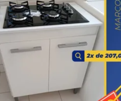 Balcão para Cooktop 4 Bocas Neves + Montagem na Hora